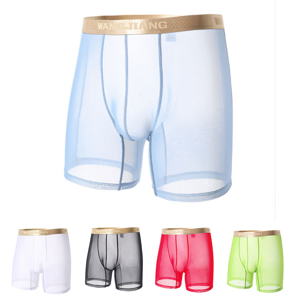 Boxer Shorts Modal - Boxers transparents en maille fine pour