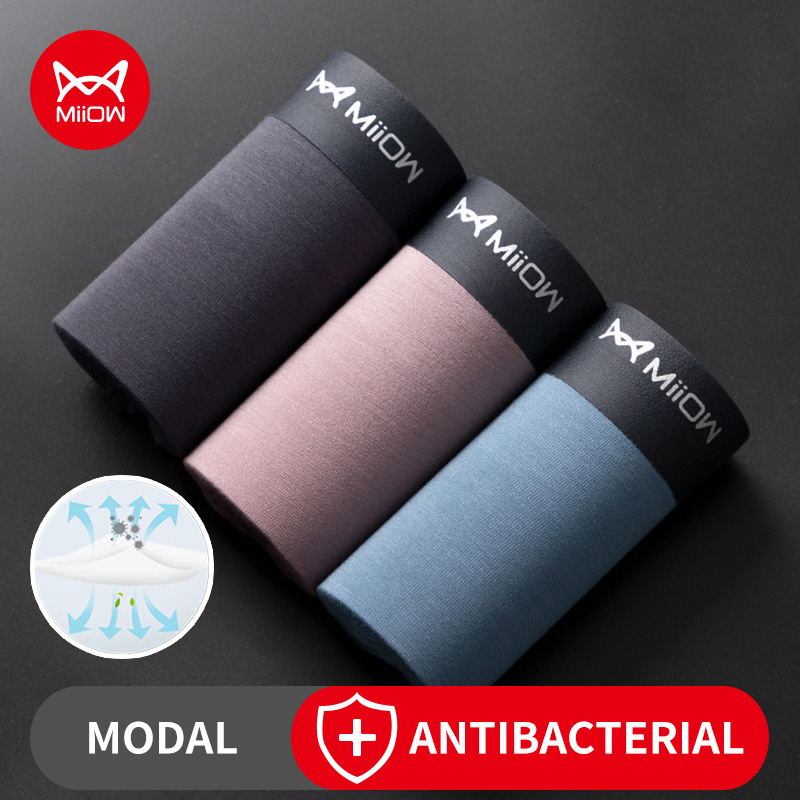 MiiOW 3 pièces Modal Sexy homm - Boxer Shorts Modal avis et prix